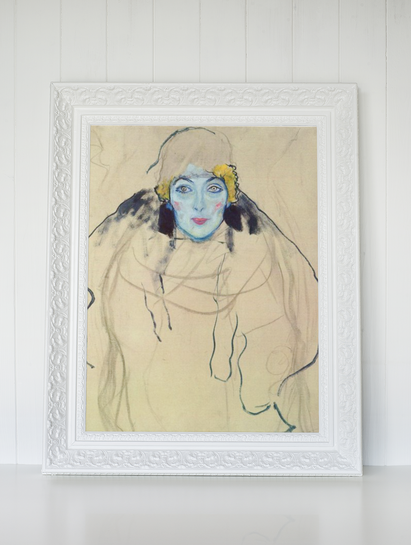 Egon Schiele Kunstsamling - Kunsttrykk A3+/A3 - Uten ramme