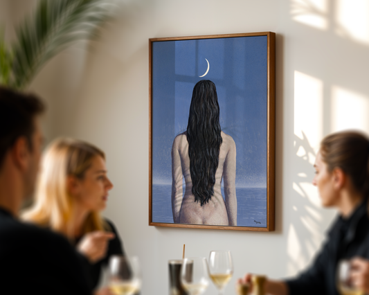 René Magritte - The Evening Gown (La robe du soir)