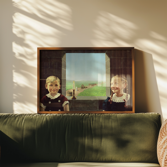 René Magritte - Bazou and Pilette Spaak (1937)