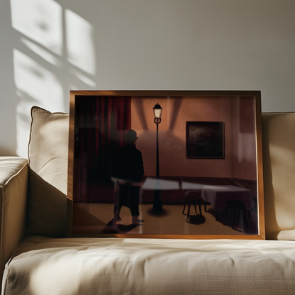 René Magritte - Le noctambule (Nattuglen)