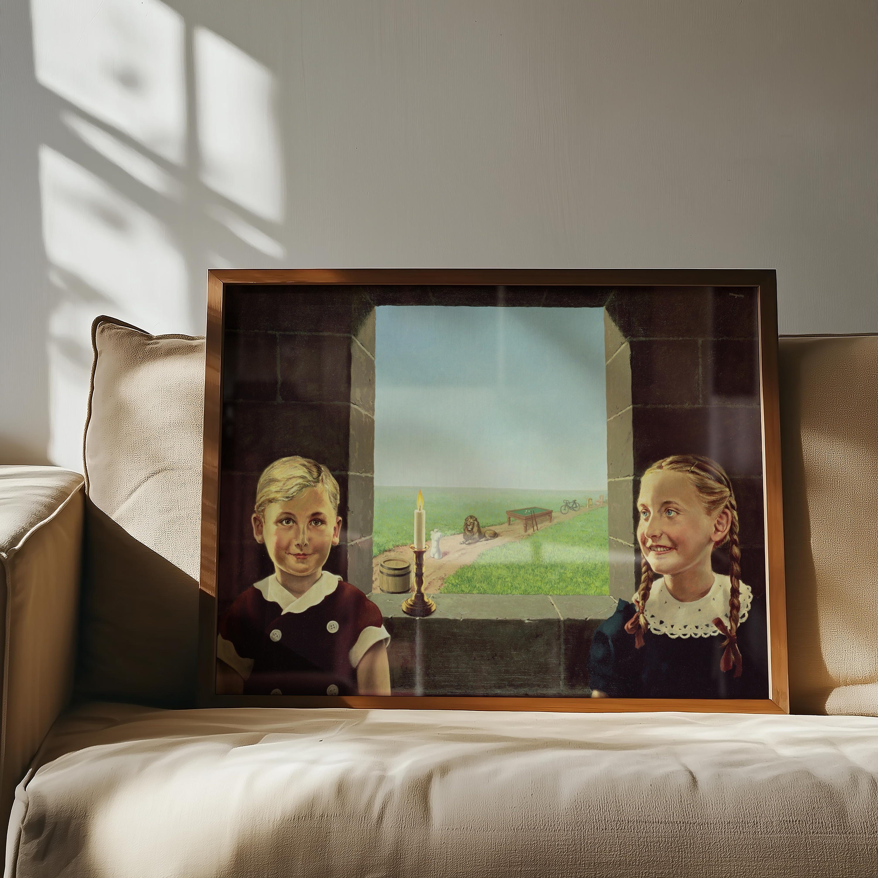 René Magritte - Bazou and Pilette Spaak (1937)