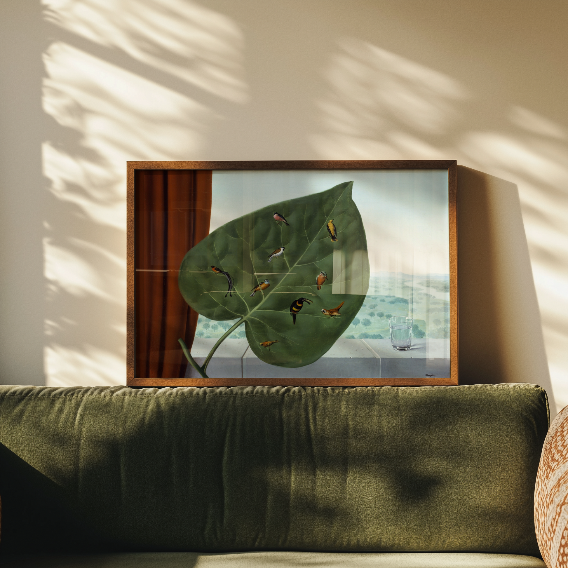 René Magritte - Le Regard Intérieur (Det indre blikk)