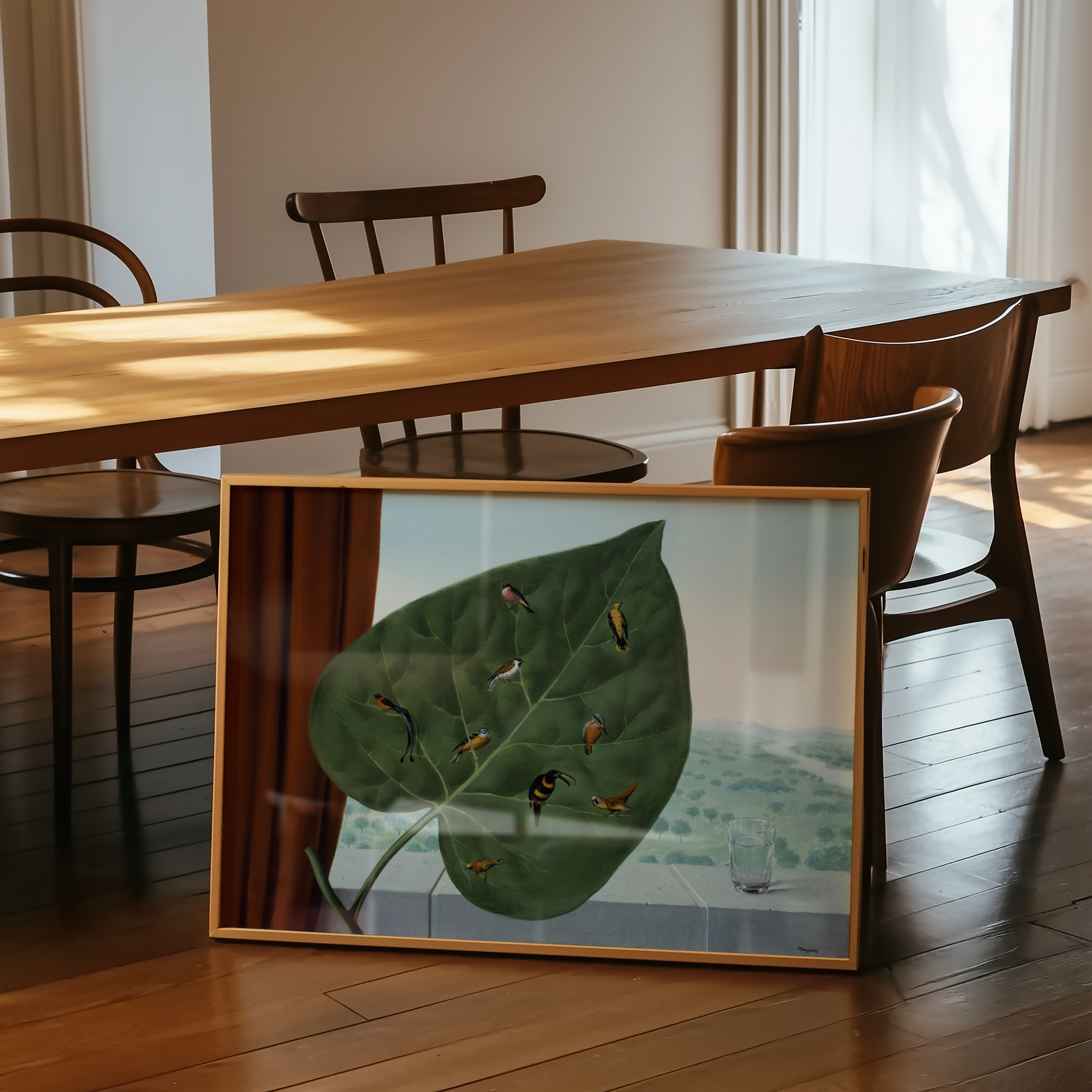 René Magritte - Le Regard Intérieur (Det indre blikk)