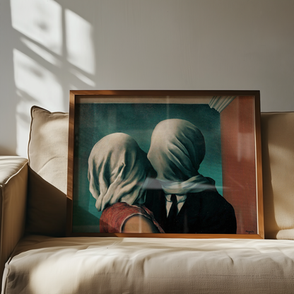 René Magritte - The Lovers (1928)