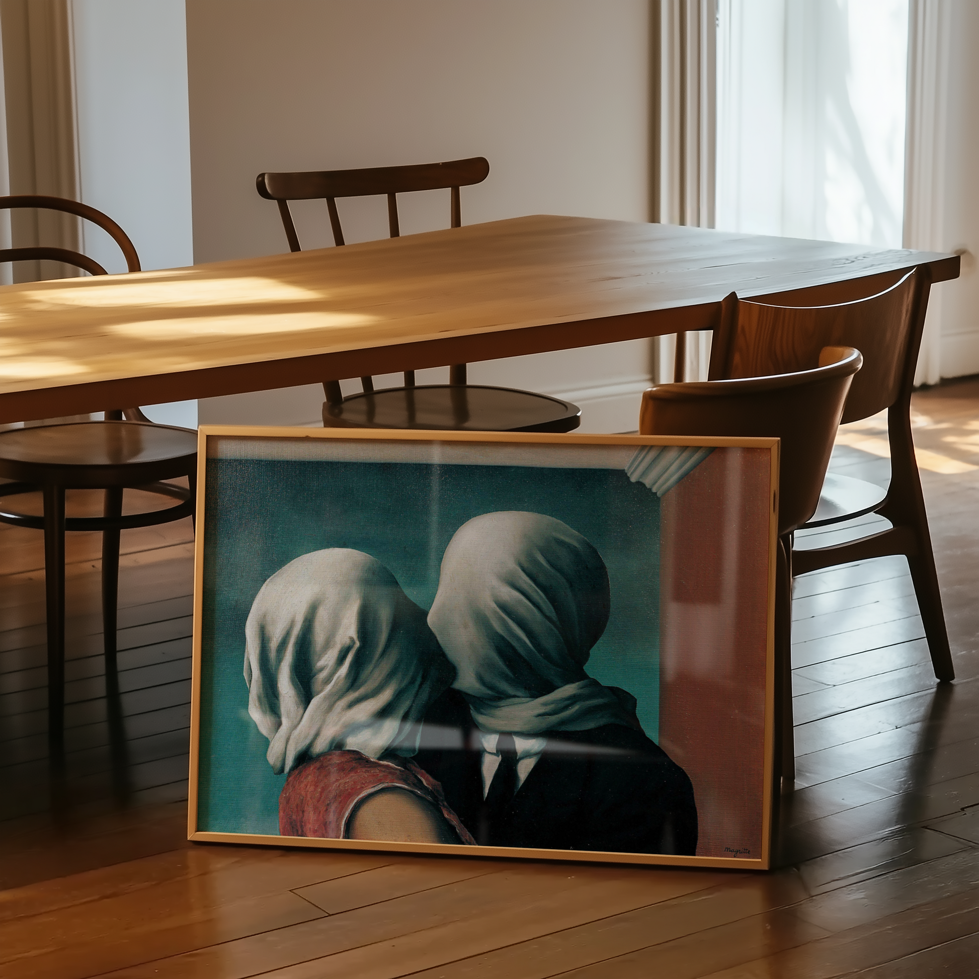 René Magritte - The Lovers (1928)