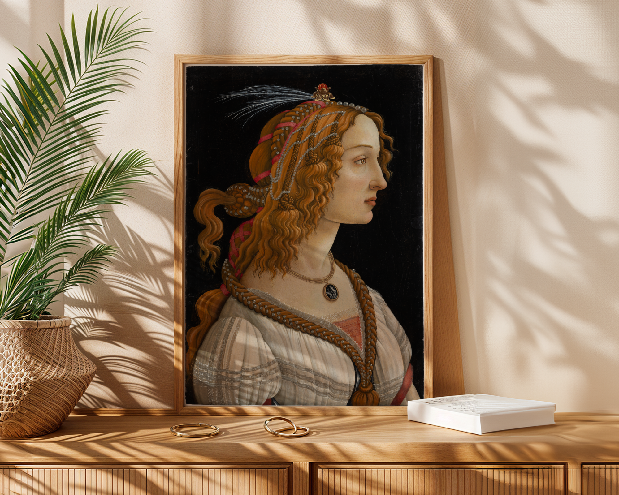 Sandro Botticelli - Idealized Portrait of a Lady (1475)