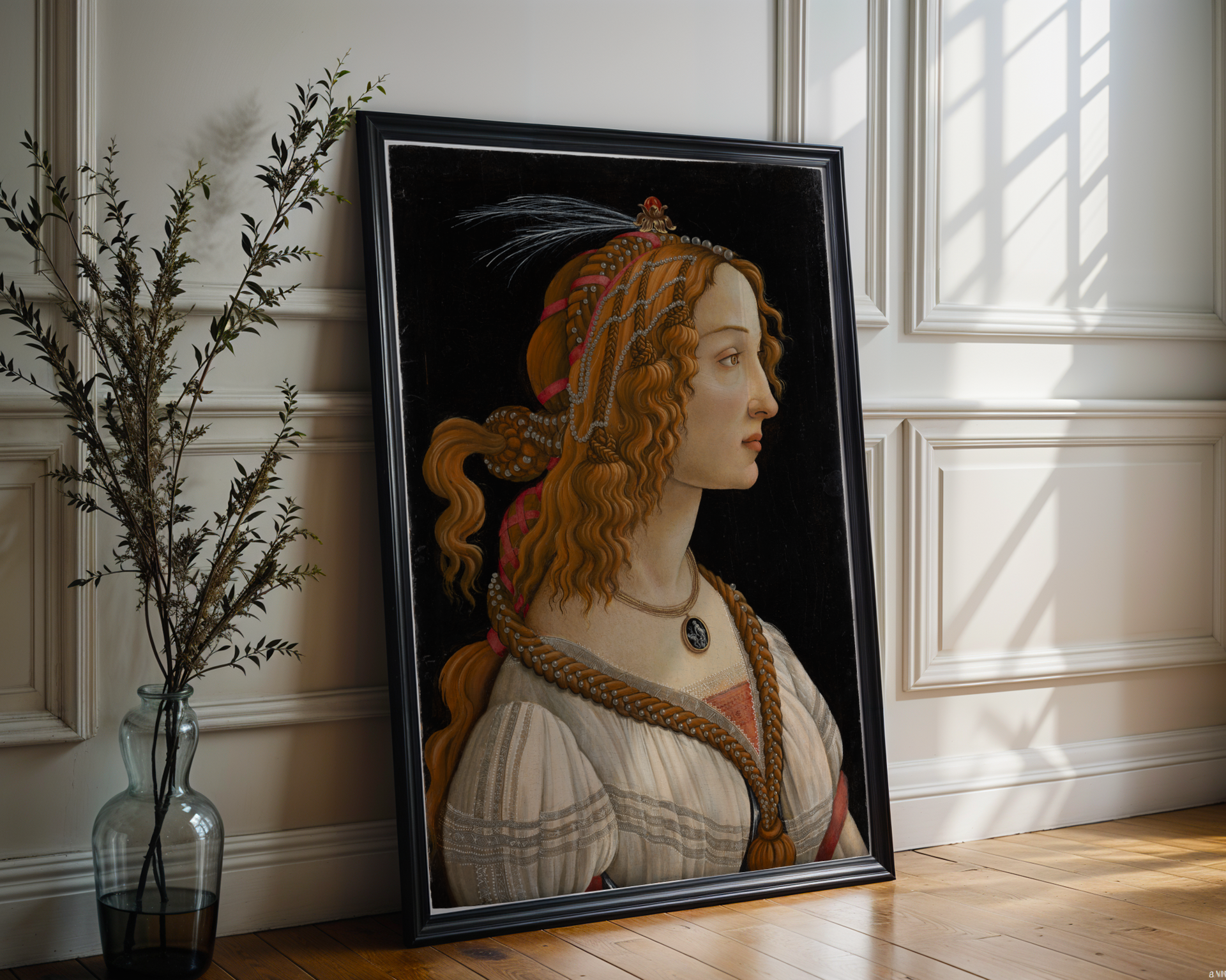 Sandro Botticelli - Idealized Portrait of a Lady (1475)