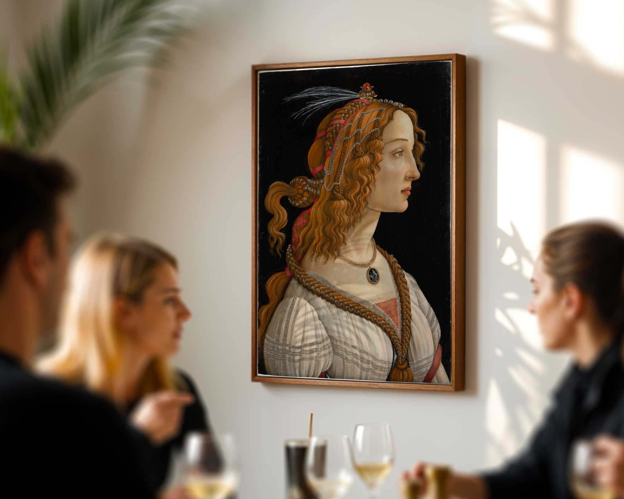 Sandro Botticelli - Idealized Portrait of a Lady (1475)