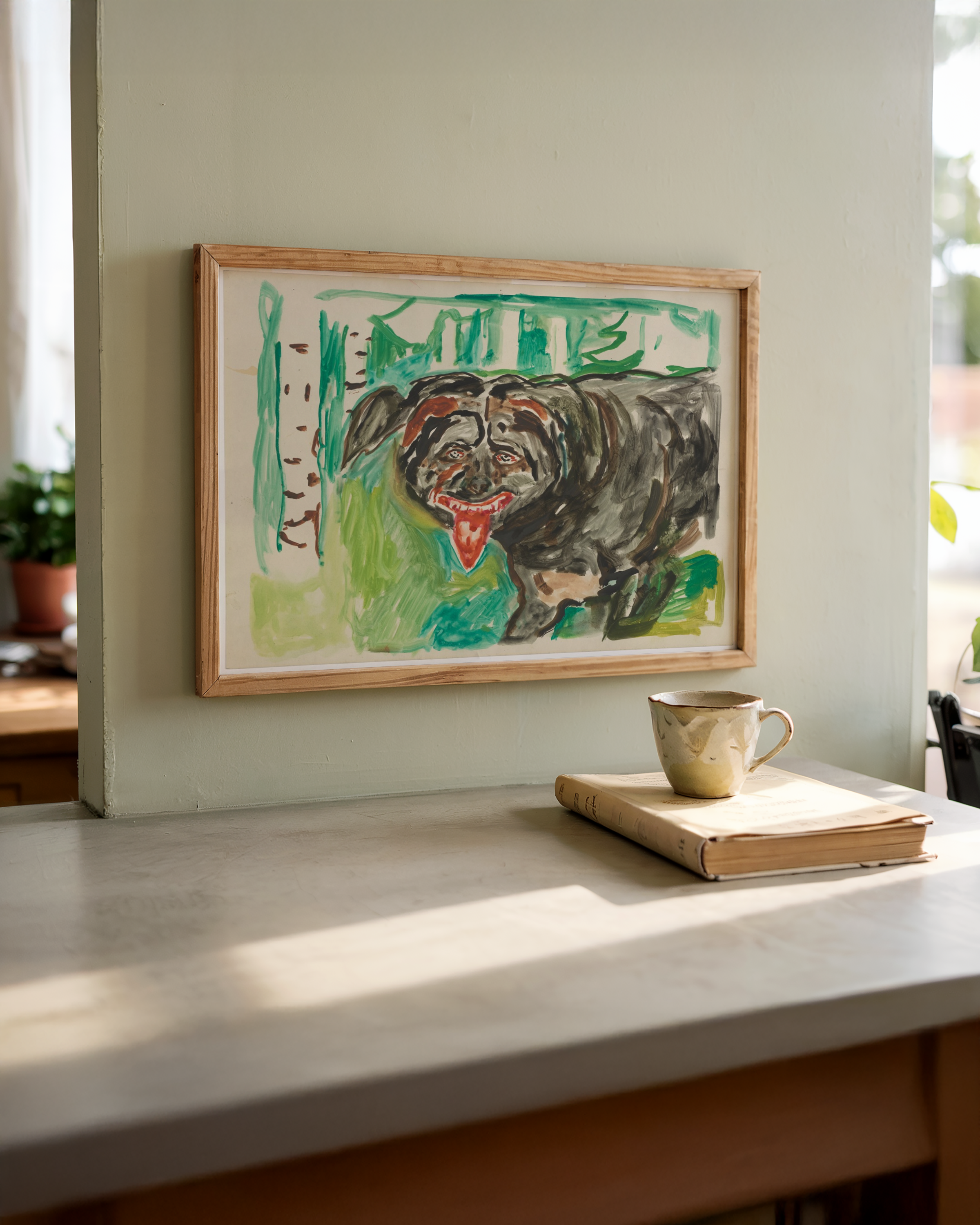 Edvard Munch - Angry Dog (Den sinte hunden)