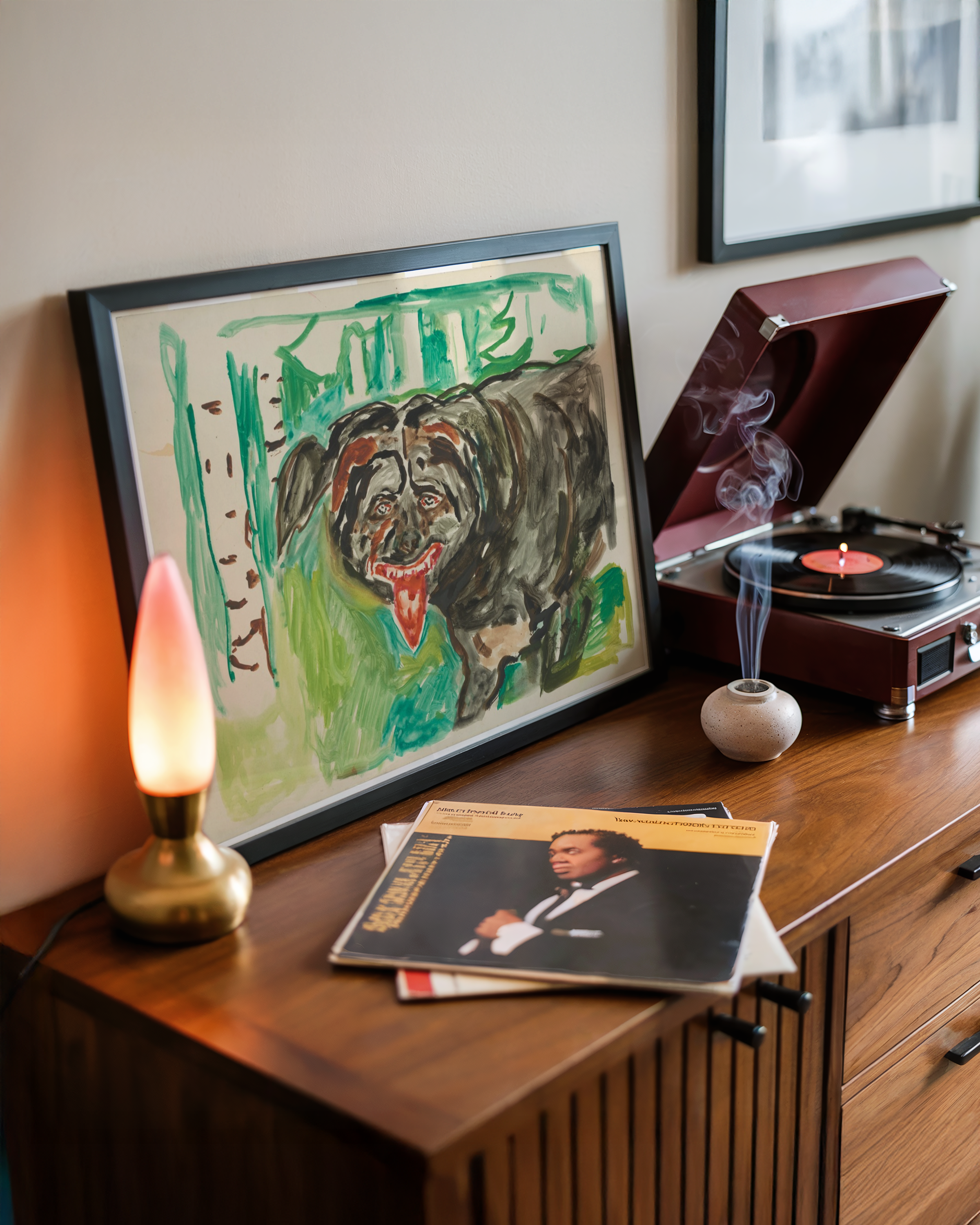 Edvard Munch - Angry Dog (Den sinte hunden)