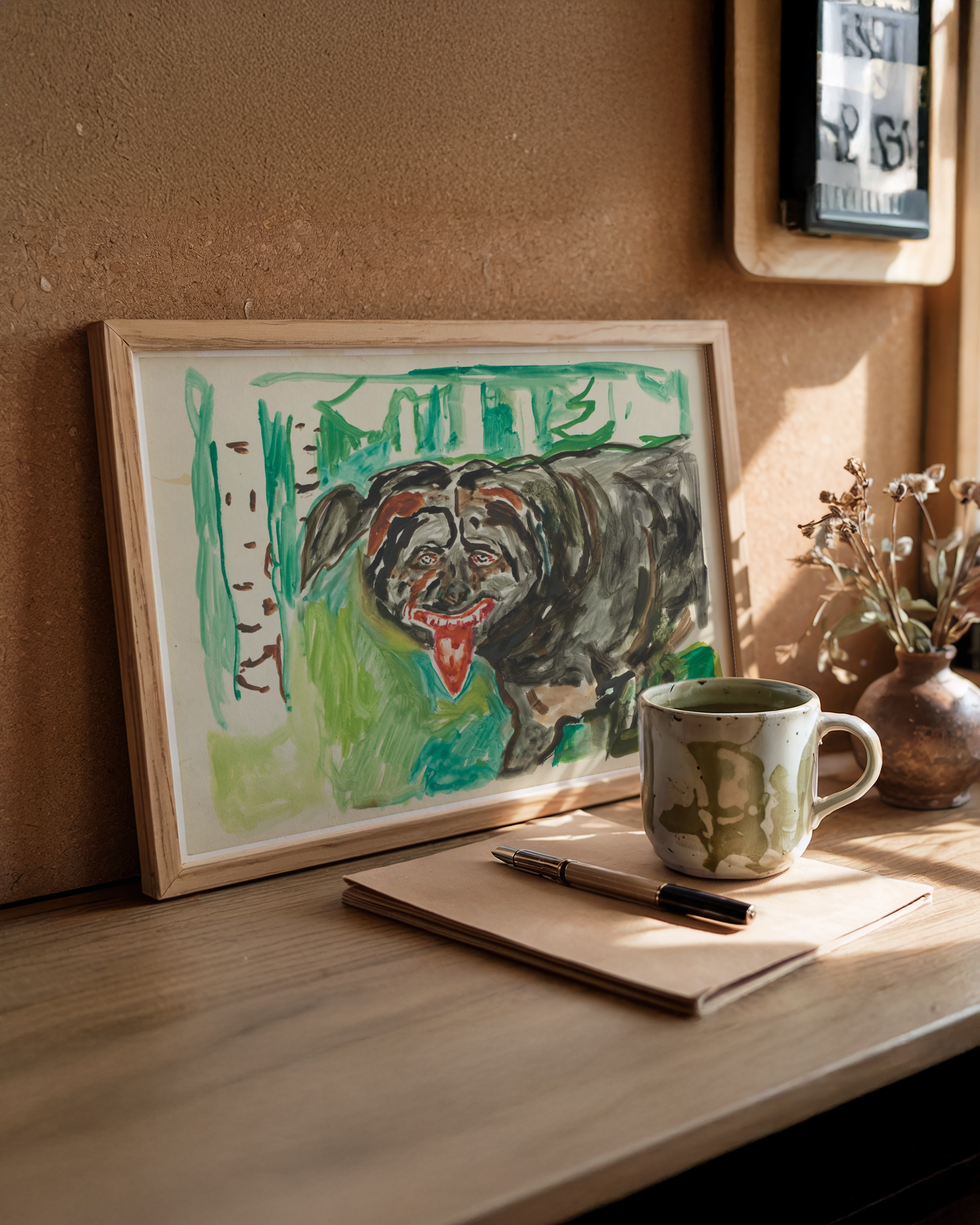Edvard Munch - Angry Dog (Den sinte hunden)