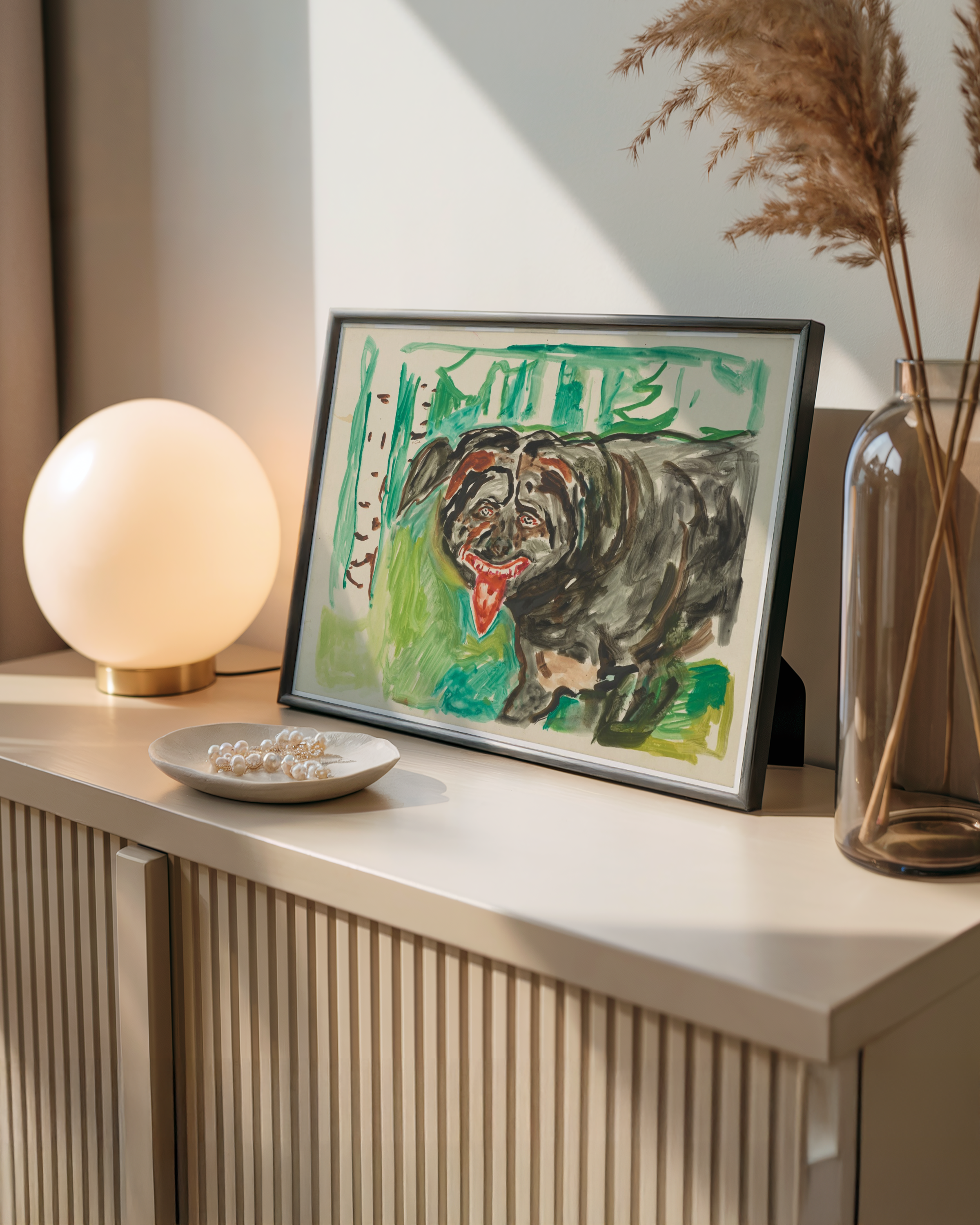 Edvard Munch - Angry Dog (Den sinte hunden)