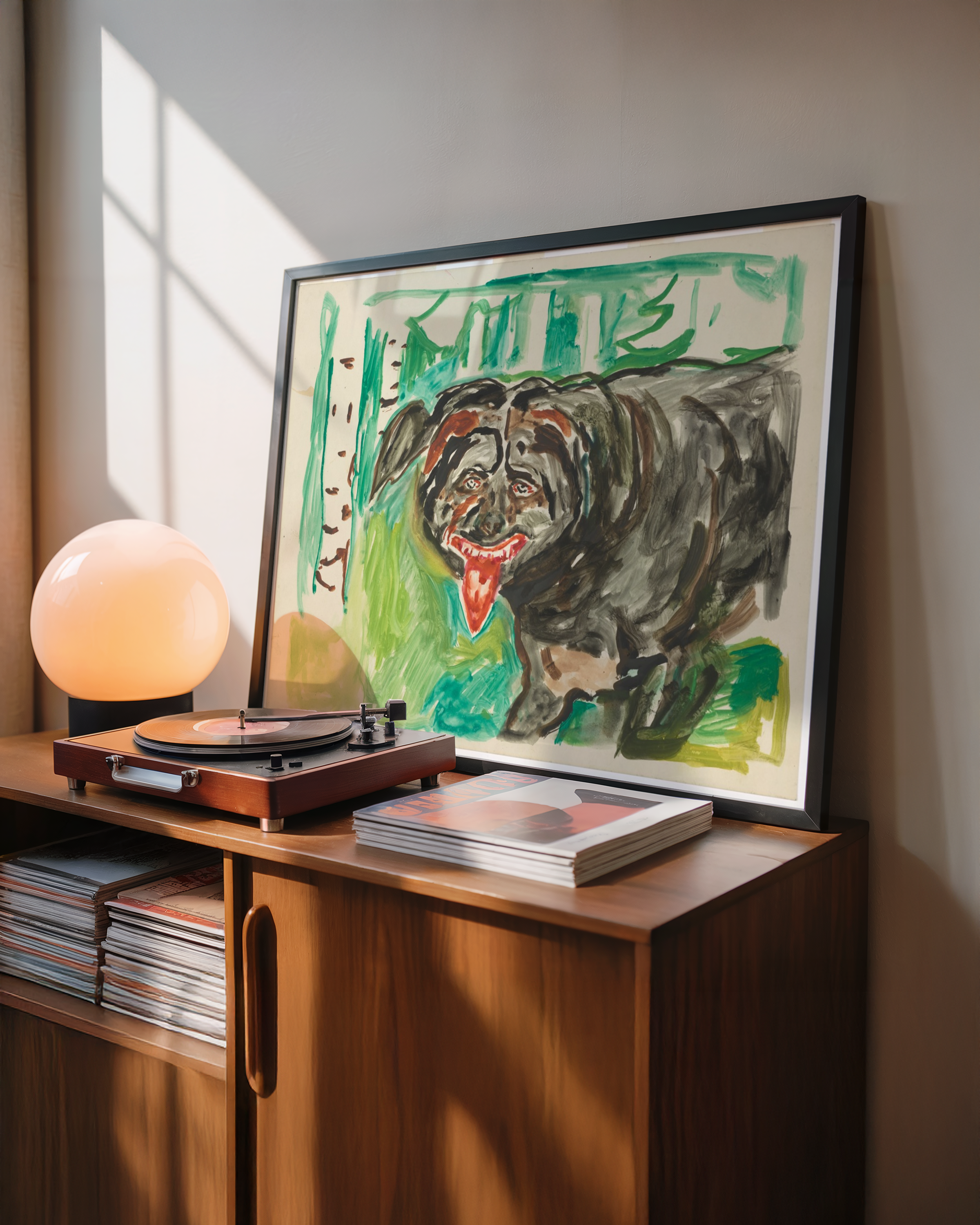Edvard Munch - Angry Dog (Den sinte hunden)