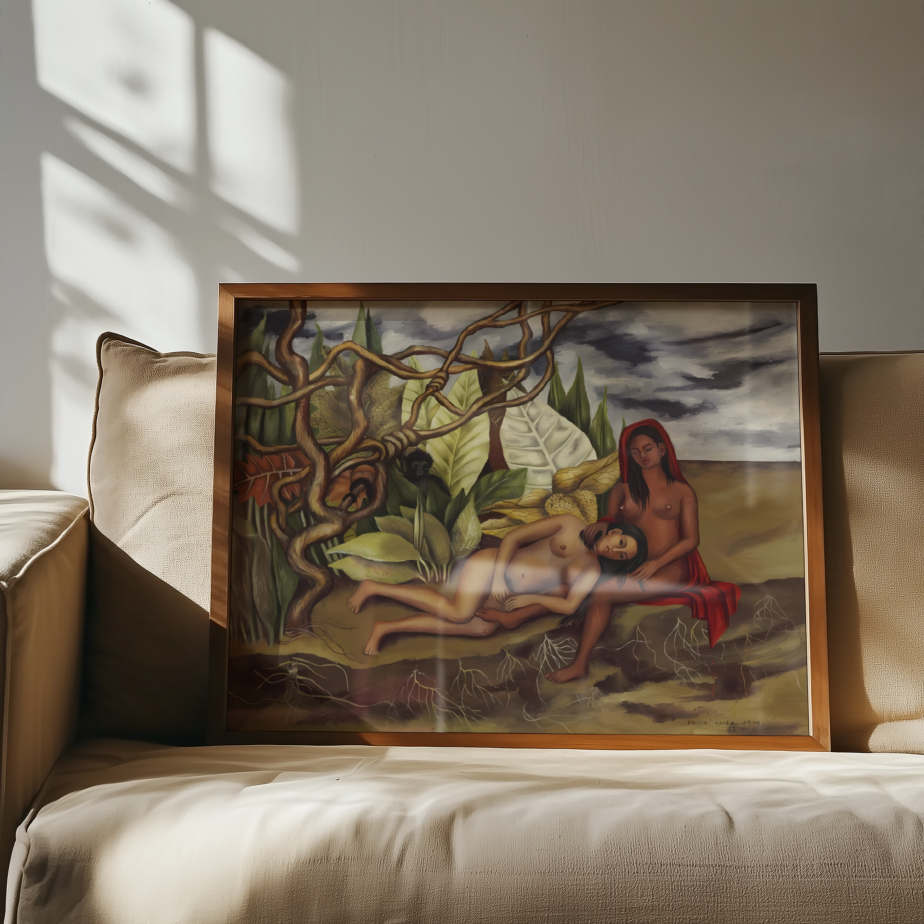 Frida Kahlo - To nakenbilder i en skog (1939)