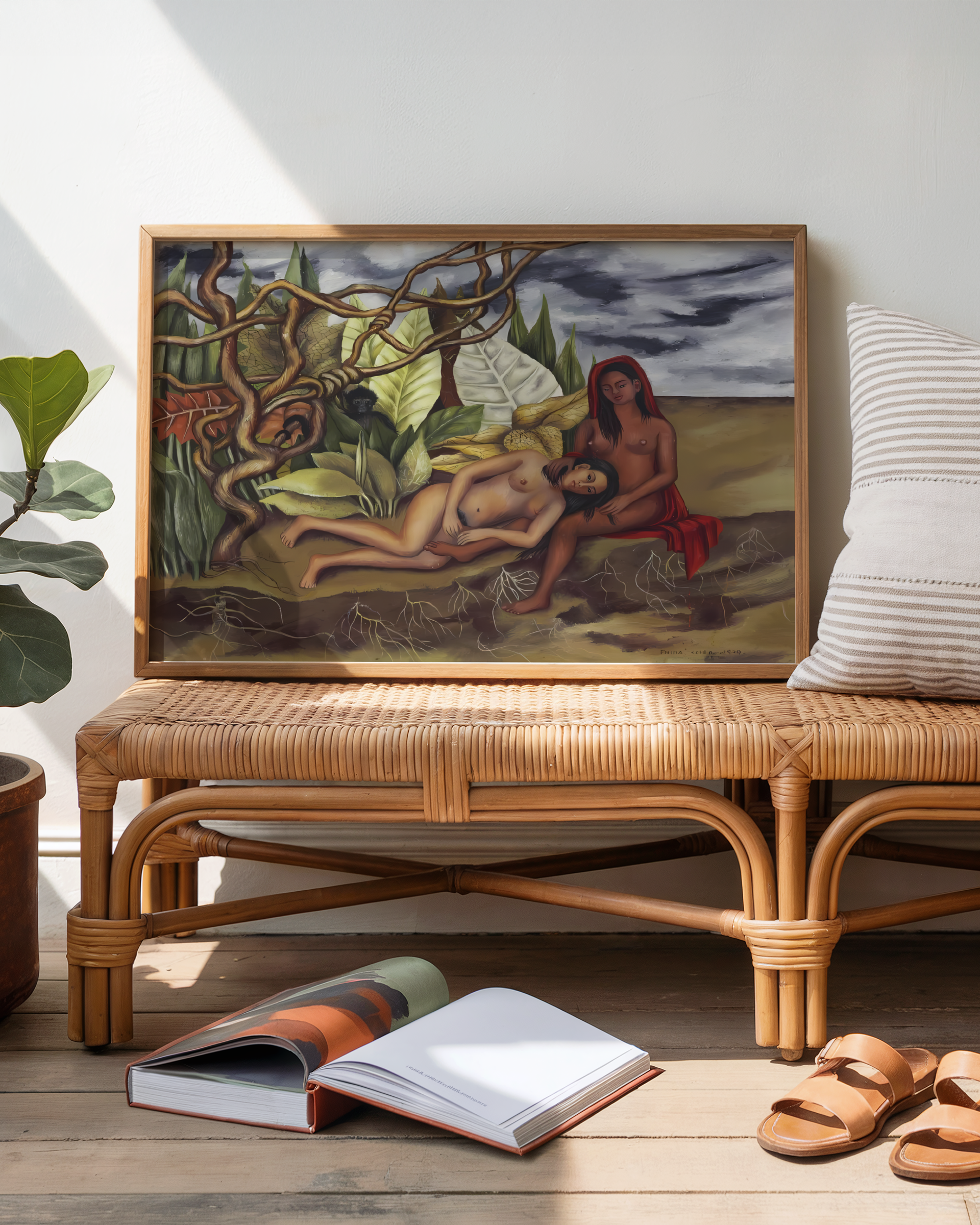 Frida Kahlo - To nakenbilder i en skog (1939)
