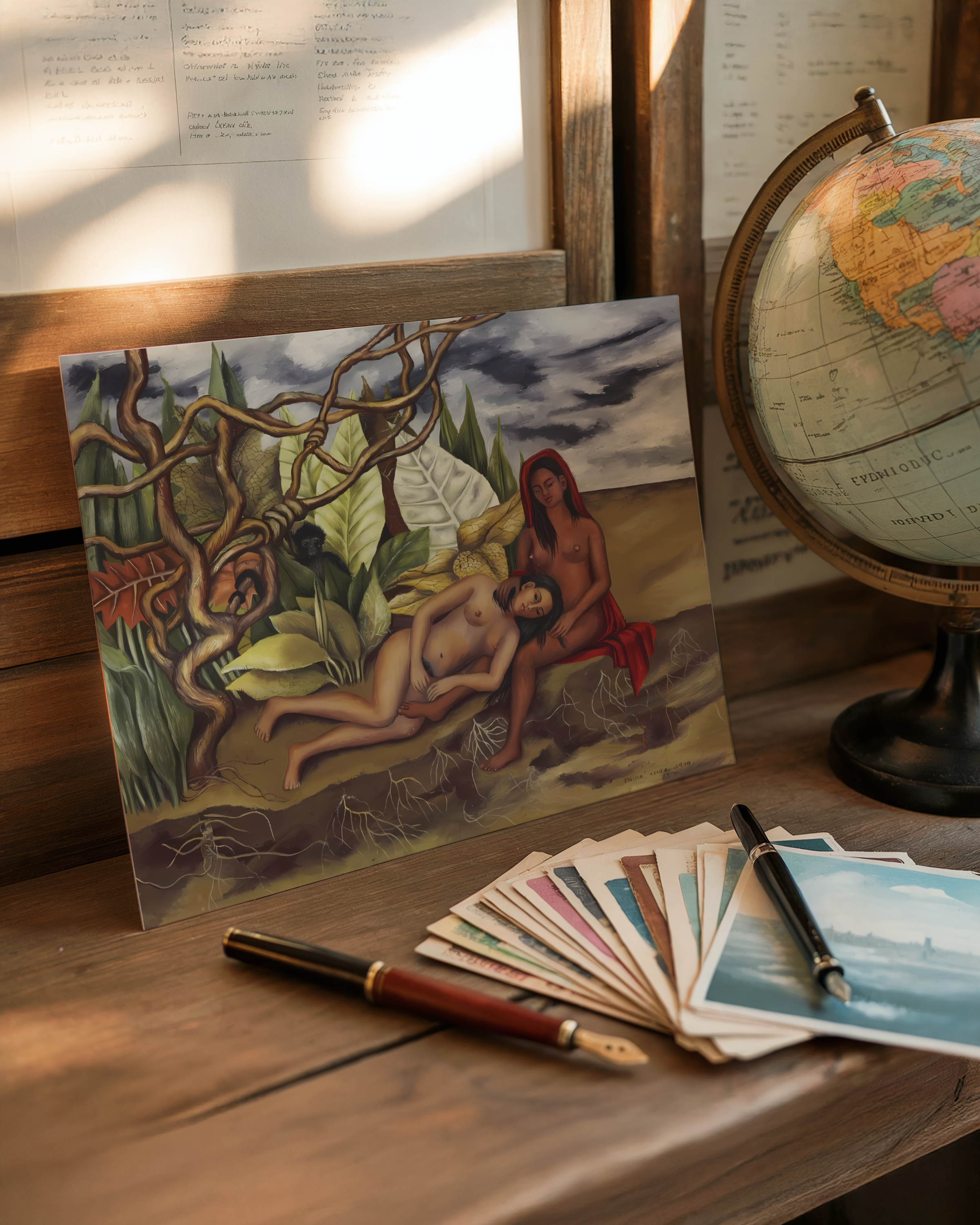 Frida Kahlo - To nakenbilder i en skog (1939)