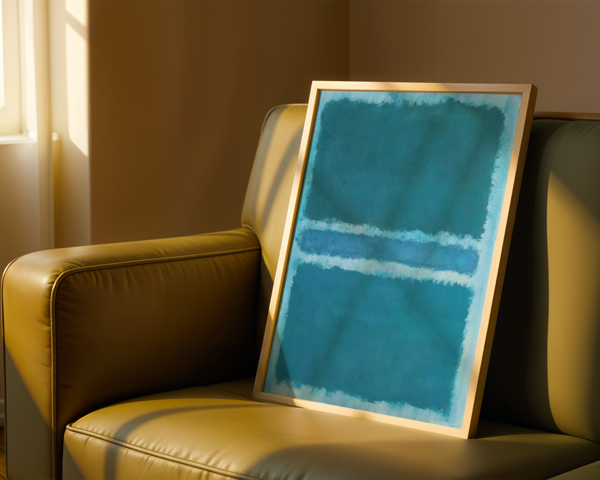 Mark Rothko - Blue Divided by Blue (1966)