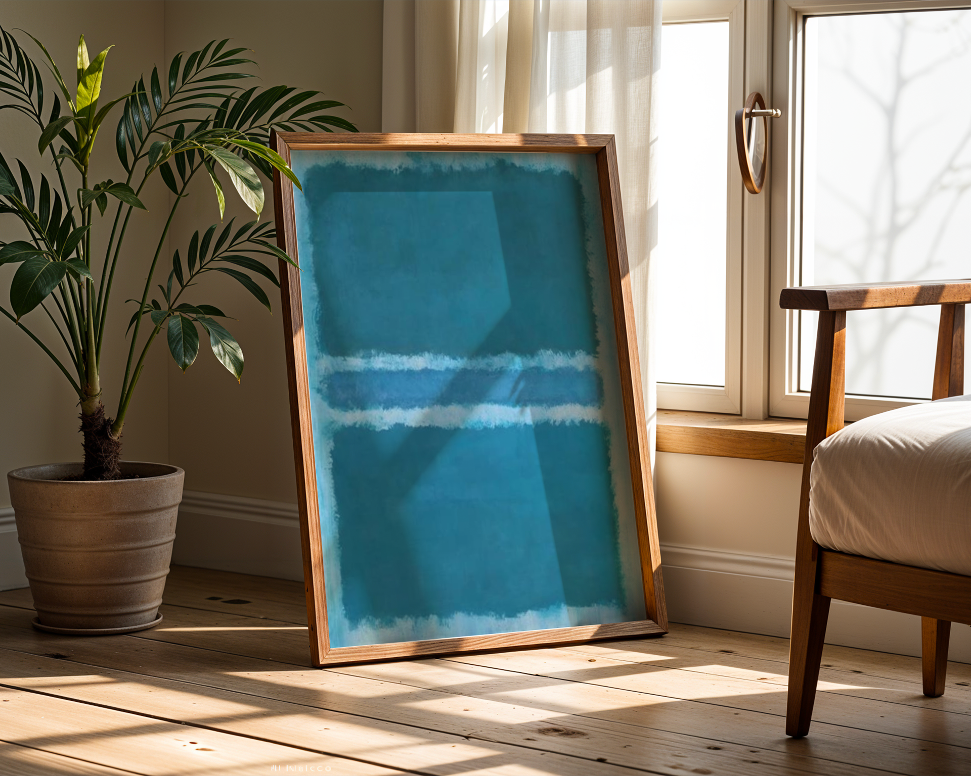 Mark Rothko - Blue Divided by Blue (1966)