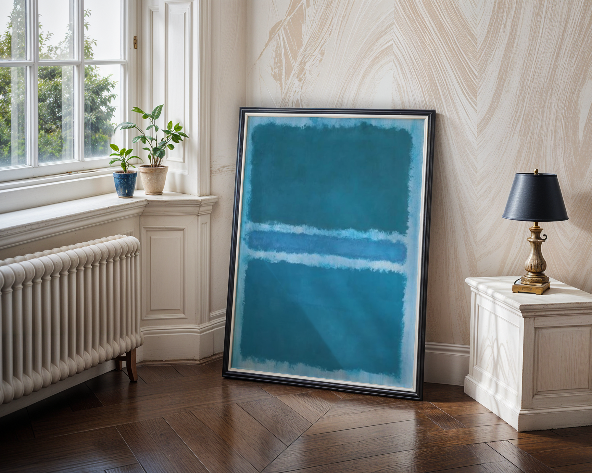 Mark Rothko - Blue Divided by Blue (1966)