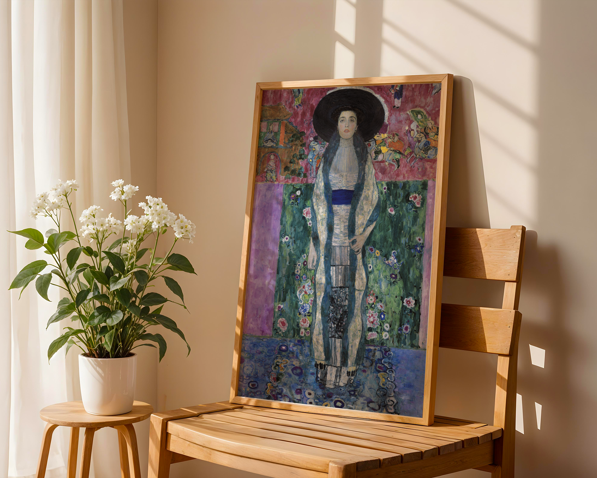 Gustav Klimt - Portrett av Adele Bloch-Bauer II (1912)