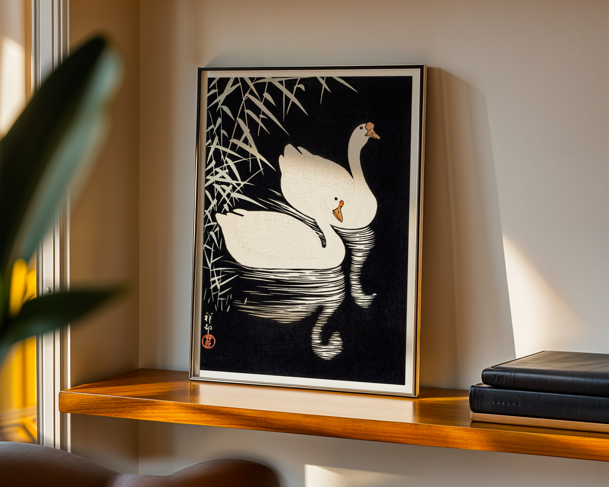 Ohara Koson - White Chinese Geese