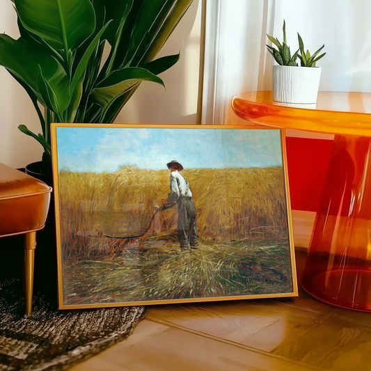 Winslow Homer - The Veteran in a New Field (1865)