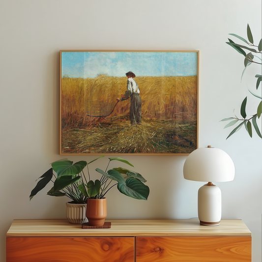 Winslow Homer - The Veteran in a New Field (1865)