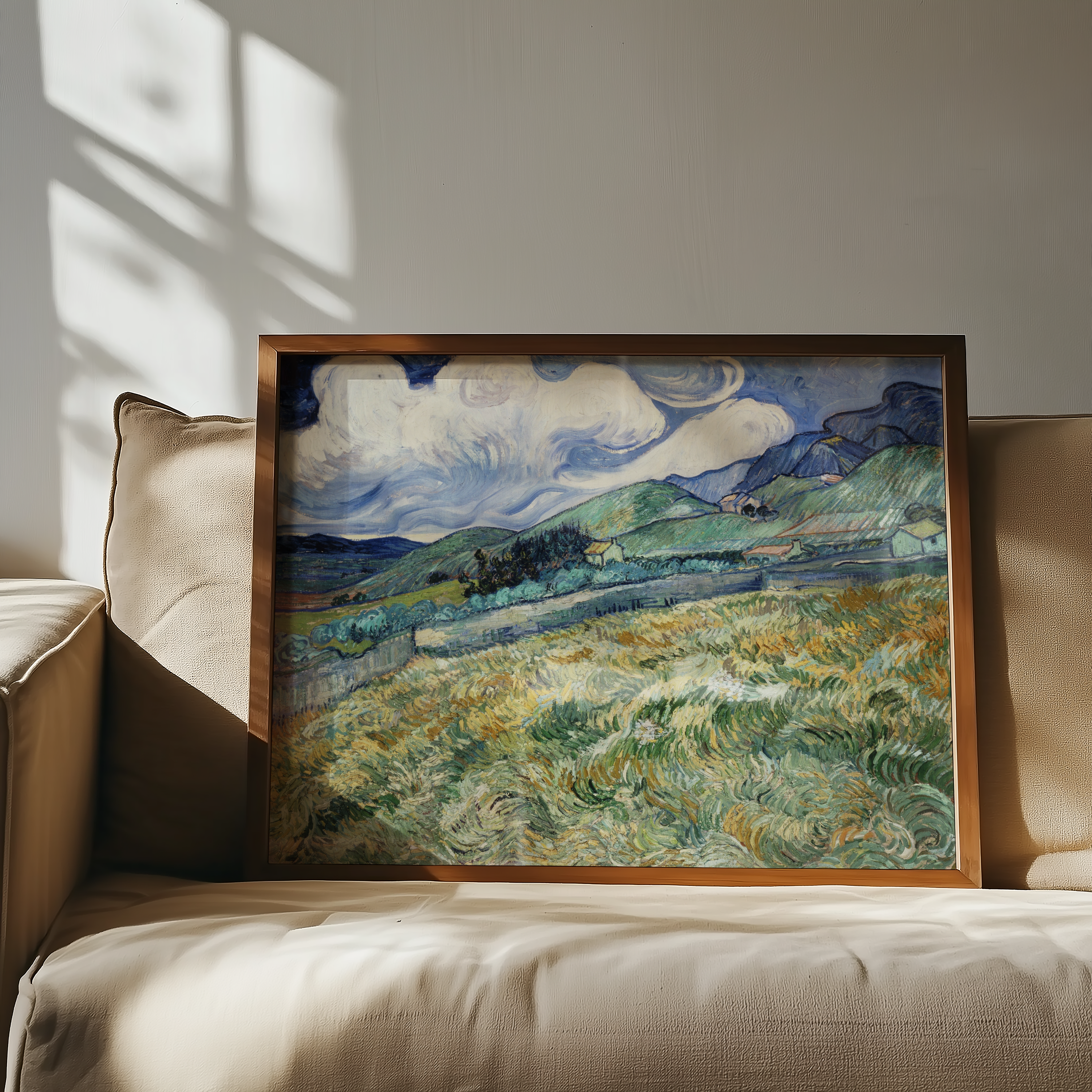 Vincent van Gogh - Landscape from Saint-Rémy