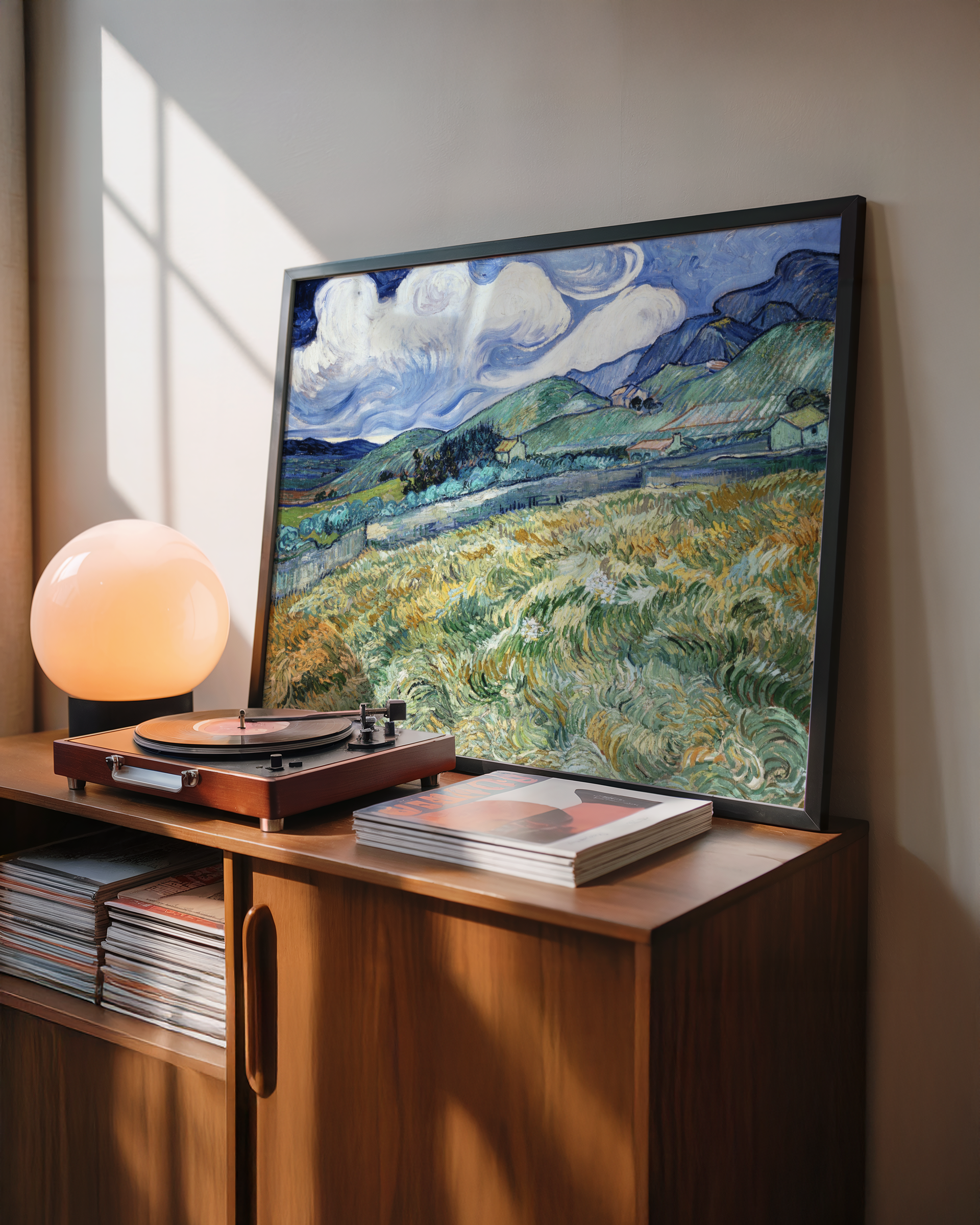 Vincent van Gogh - Landscape from Saint-Rémy