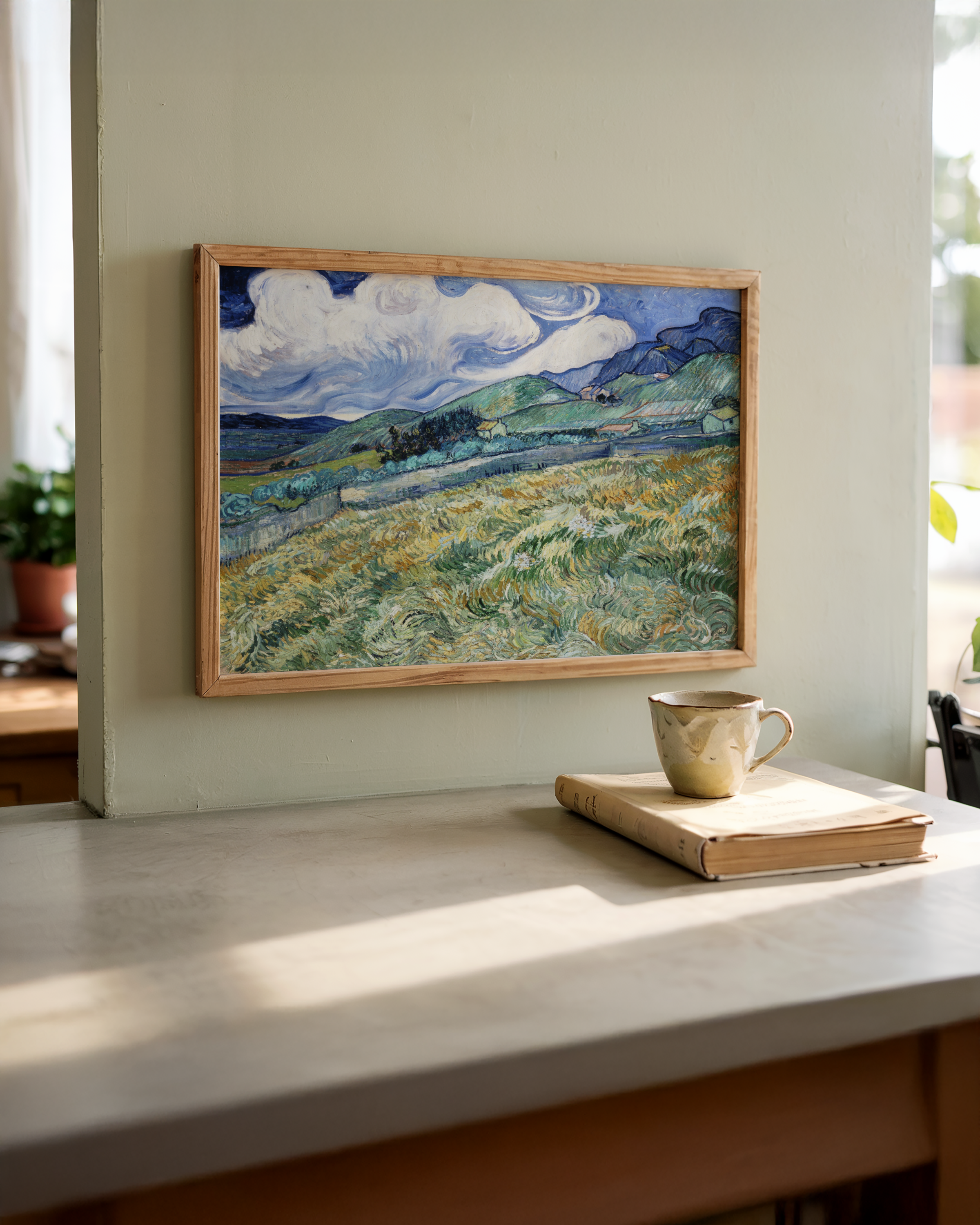 Vincent van Gogh - Landscape from Saint-Rémy