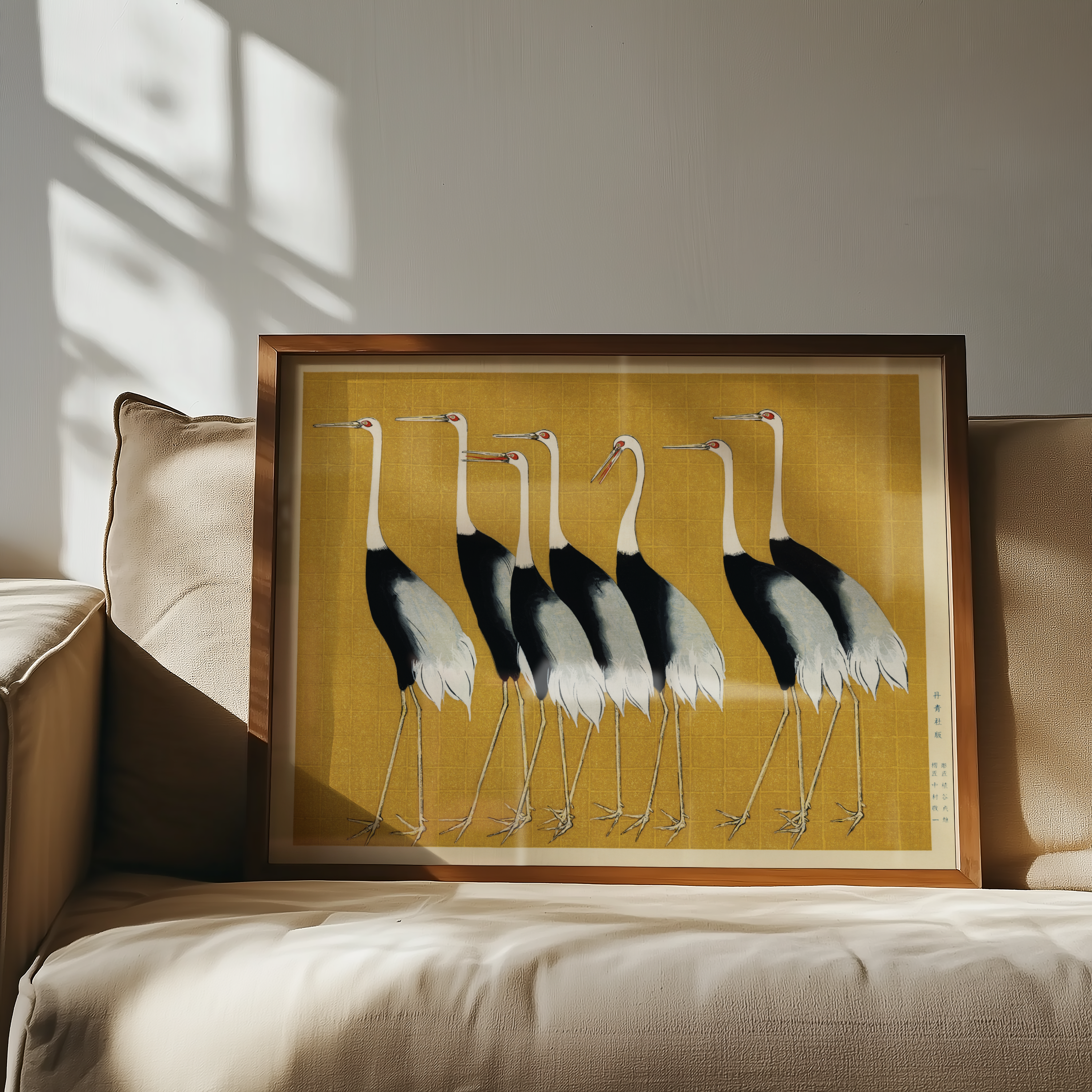 Ogata Kōrin - Traner (Japanese Red Crown Cranes)